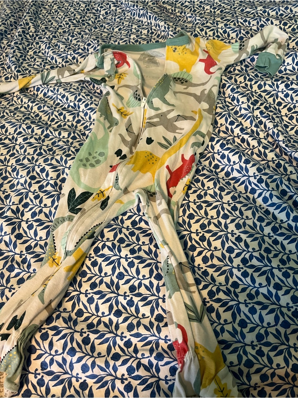 Carter’s  24 month one piece dinosaur pj’s.